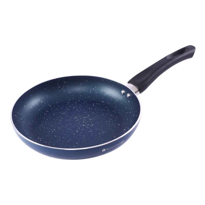 Galaxy Fry Pan 24 cm, 1.3 litres, Midnight Blue, 2 Years Warranty - Image 4