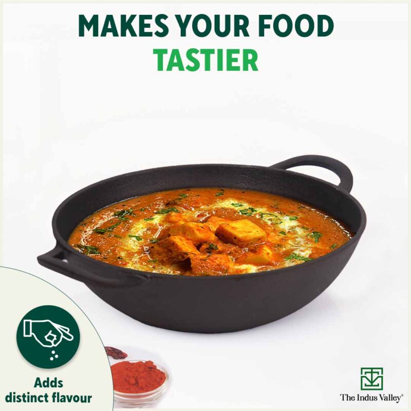 CASTrong Cast Iron Kadai, Pre-seasoned, Nonstick, 100% Pure, Toxin-free, 27cm, 2.5L, 2.5kg - Image 10