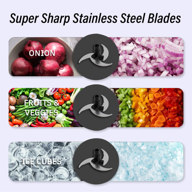 Smart Turbo Chopper 3-In-1 Chop | Mince | Whip - Image 3