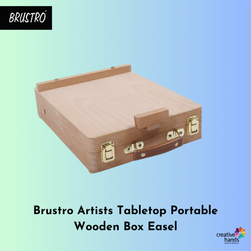 Brustro Artists' Tabletop Portable Wooden Box Easel - Image 4