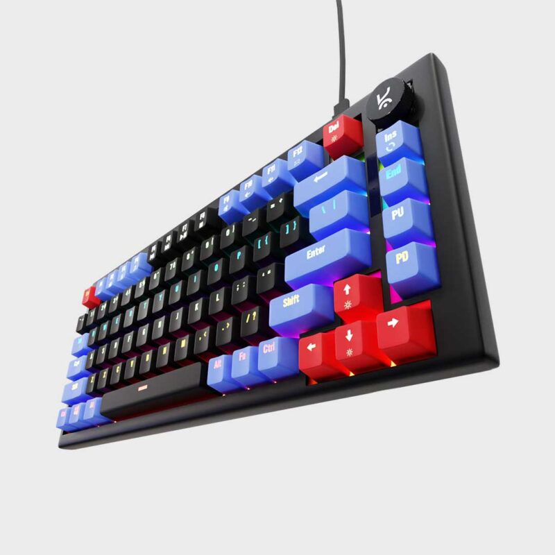 Hive Black - Purple Wired Gaming Keyboard