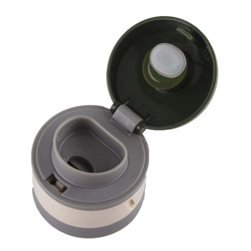 Uni-Bot, 500ml, Olive Green, Double Wall Stainless Steel Vacuum Insulated Hot and Cold Flask, Ultra Light, Spill and Leak Proof, 2 Years Warranty - Image 5