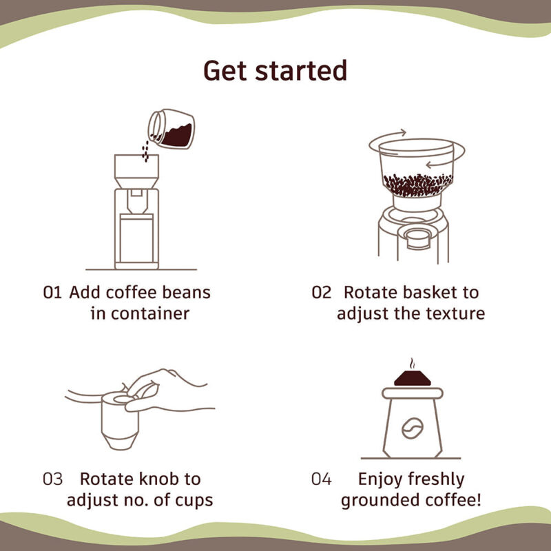 Wonderchef Renewed Regalia Electric Coffee Grinder | Burr Grinder with 31 Grinding Settings | Set Variable Coffee Grind Texture | Grind Beans for Espresso, Americano, Brew and more | 1 Year Warranty - Image 5