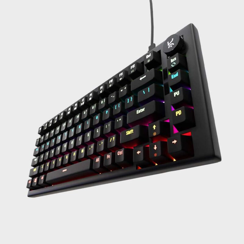 Hive All Black RGB Wired Gaming Keyboard