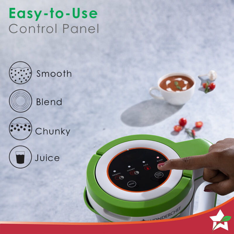 Soup Maker 1L, 800W, Green and Silver, Easy to use, - Image 2