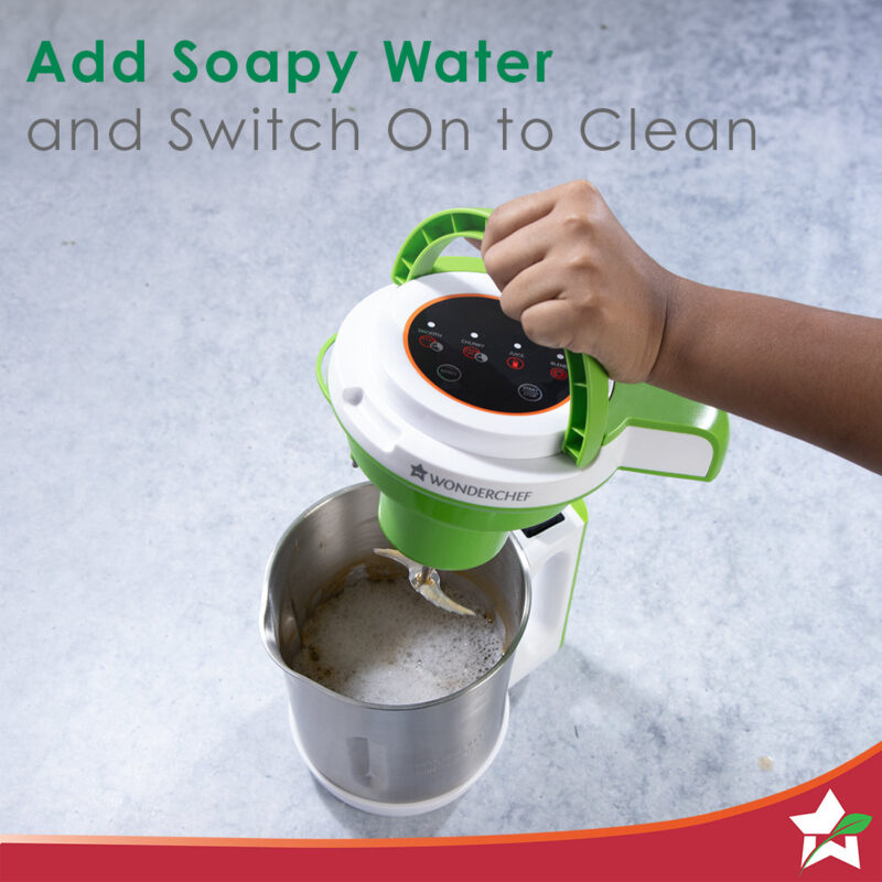 Soup Maker 1L, 800W, Green and Silver, Easy to use, - Image 3