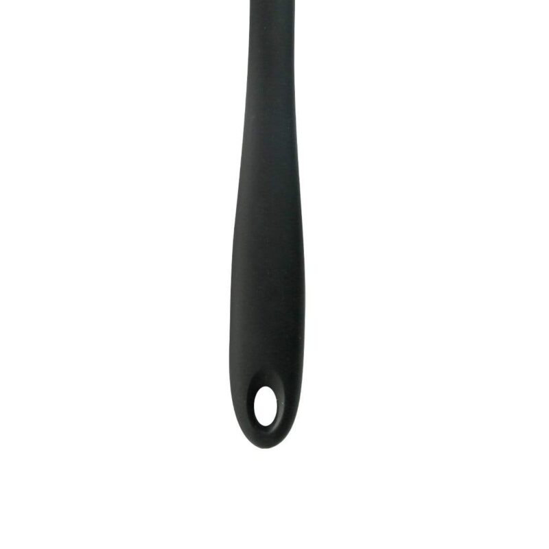 Waterstone Premium Food Grade Silicone Spoon, Black, Stainless Steel Core, Non-stick, Flexible, Heat Resistant, Stylish Design for Stirring, Folding, Mixing - Image 3