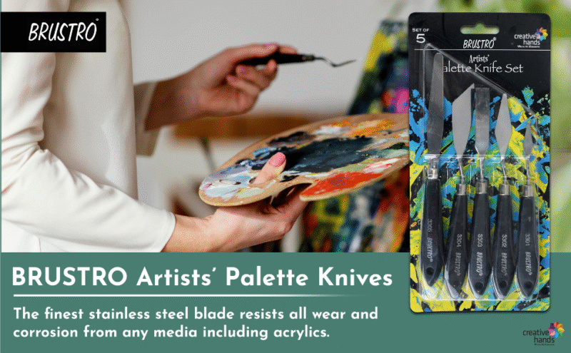 BRUSTRO Artists ’ Palette Knives (Set of 5) - Image 6