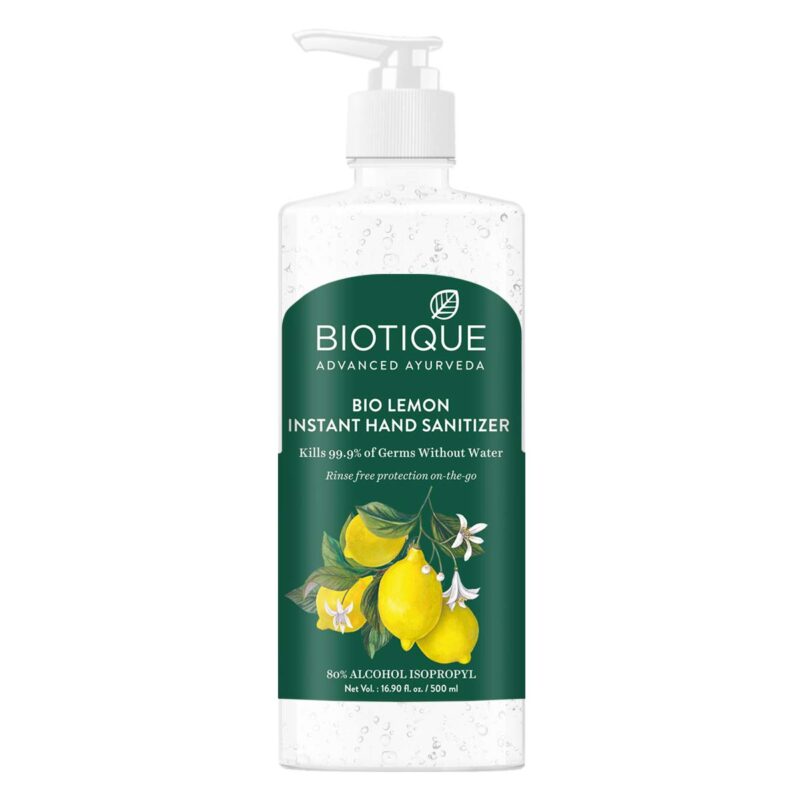 Biotique Bio Lemon Instant Hand Sanitizer - Image 3