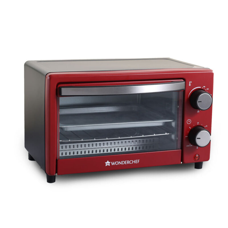 Wonderchef Renewed Oven Toaster Griller (OTG) Crimson Edge - 9 Litres - with Auto-shut Off | Heat-resistant Tempered Glass | Multi-stage Heat Selection | 1 Year Warranty | 650W - Image 6