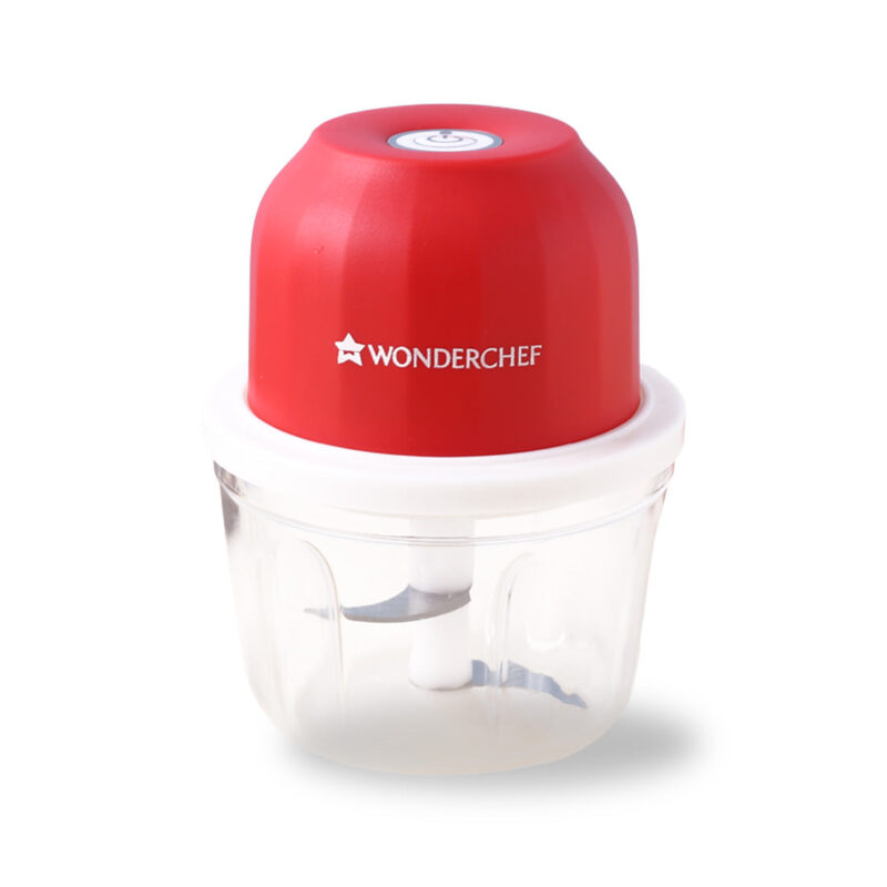 Zippy Rechargeable Wireless Electric Cordless Chopper, Stainless Steel Blades, One Touch Operation, 10 Seconds Chopping, Mincing Vegetable, Meat - 350 ML, 30 Watts, 1 Year Warranty - Image 5