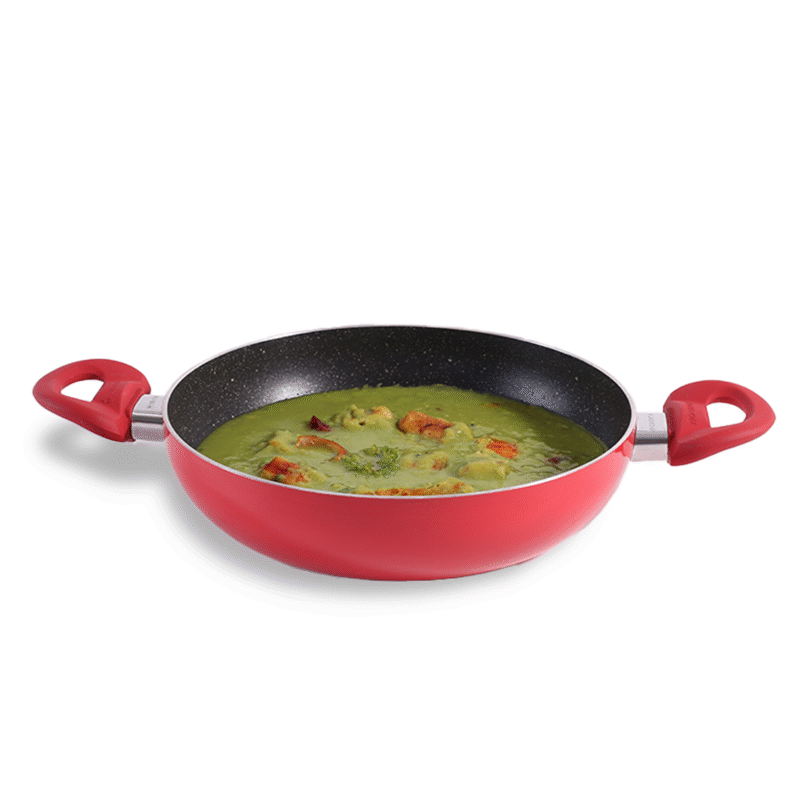 Wonderchef Renewed Milano 24cm Kadhai (without Lid) | Meta Tuff Non-Stick Coating | Pure Grade Aluminum - Image 3