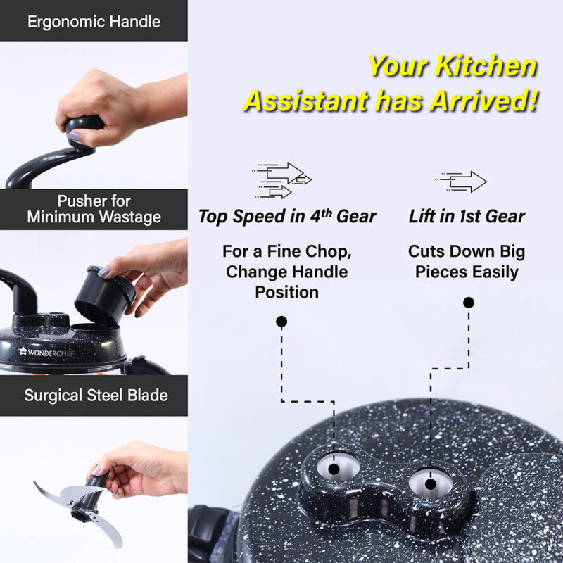 Smart Turbo Chopper 3-In-1 Chop | Mince | Whip - Image 6
