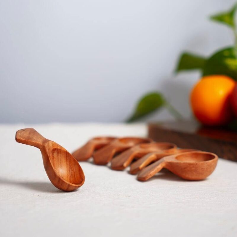 Round Masala Spoon Set Of 6 - Image 3