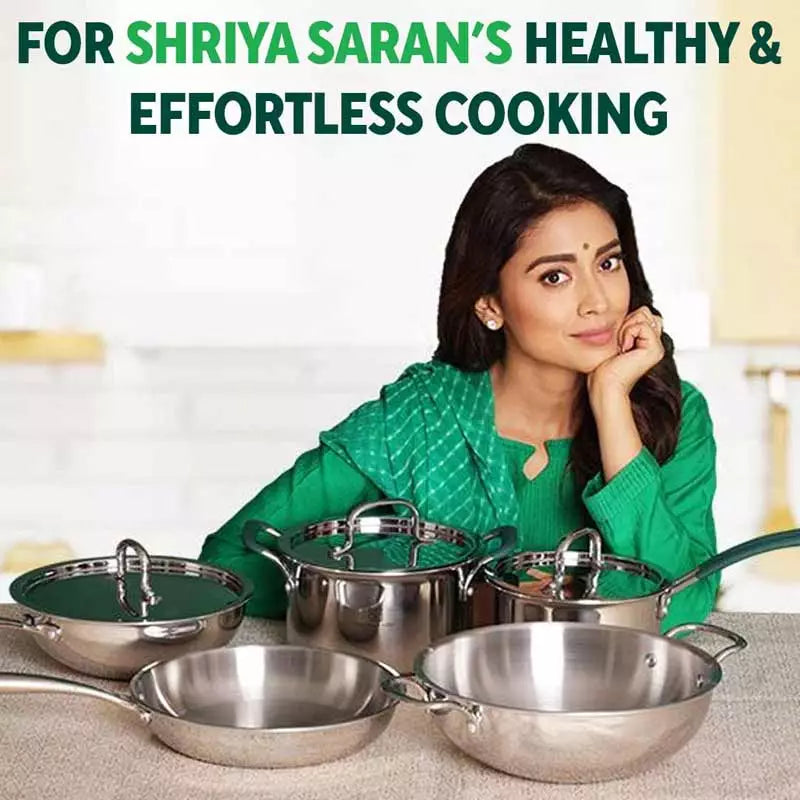 Stainless Steel Milk Cooker/ Boiler/ Pot with Handle+ Lid+ Knob+ Whistle, Premium Quality, 100% Toxin-free, Induction & Gas, 1 Litre