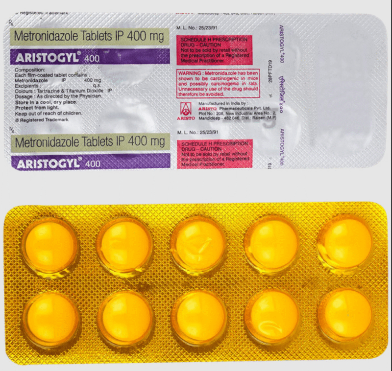 Aristogyl 400 - 10 tablets